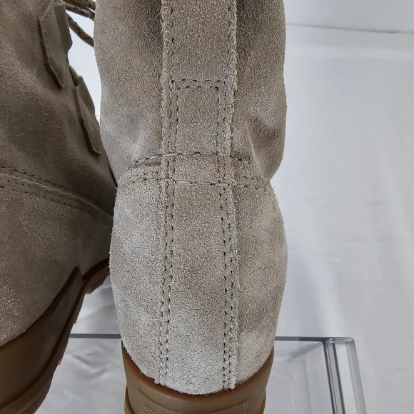 Sorel Evie Lace-Up Wedge Boots Women's Size 8 Waterproof Suede - Picture 7 of 13
